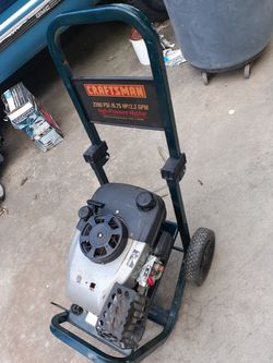 Sears Craftsman power washer missing the pump engine works well