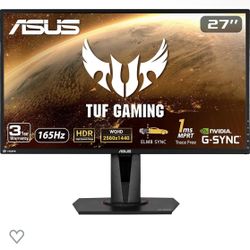 ASUS TUF Gaming 27" 2K HDR Gaming Monitor (VG27AQ) - QHD (2560 × 1440), 165Hz b