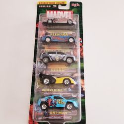Maisto Marvel 1:64 Complete Series 2 Car Collection Pack #5 Of 5 Vintage 2003 