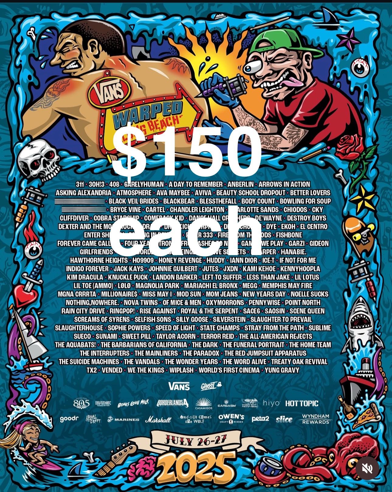Warped Tour Tickets