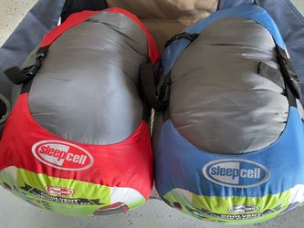 Sleepcell COOLVENT Premium Sleeping Bags - Red & Blue