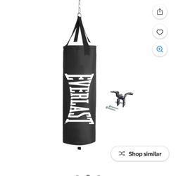 Everlast Black Boxing Bag Kit Brand New In Box 