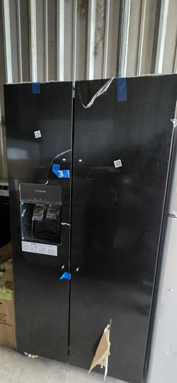 New Frigidaire 33 in. 22.3 cu. ft. Standard Depth Side by Side Refrigerator with Even TempCool Black