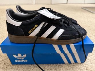 Adidas Handball Spezial Black Suede Sneakers