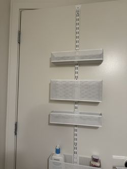 Elfa Mesh Over The Door Rack