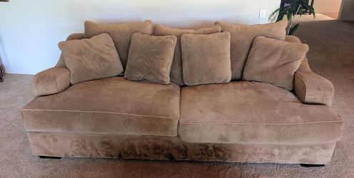 Two comfortable couches and swivel chairs