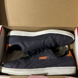 MENS PUMA SMASH DENIM SNEAKERS SHOES - SIZE 9.5