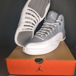 Jordan 12 Stealth Gray Men's Size 10