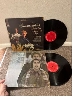 2 Vinyl records- Simon and Garfunkel