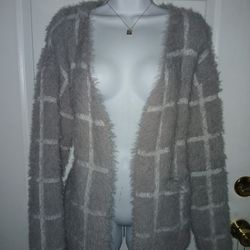 Large Grey Cardigan 