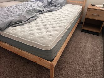 Queen size Matress + frame