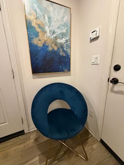 Accent Chair & Painting