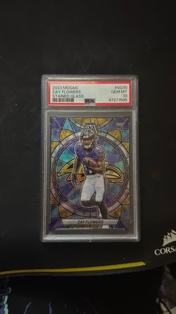 2023 Mosaic Zay Flowers Stained Glass RC PSA 10