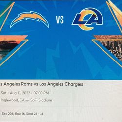 2022 Chargers Tix New Sofi Stadium