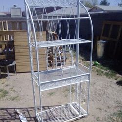 6ft Metal Bakers And Wine Rack
