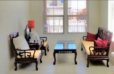 Chinese Rosewood Living Room Set