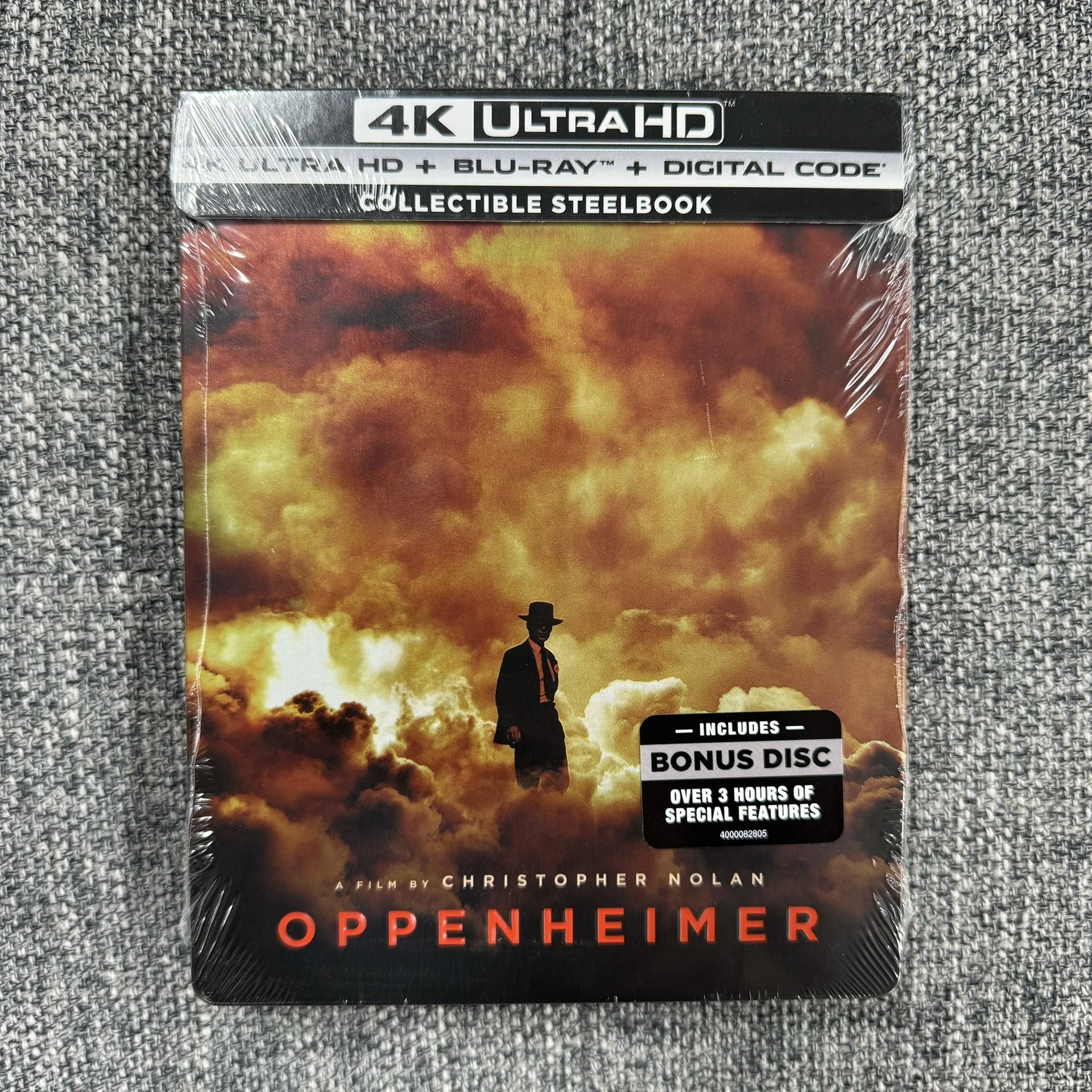 Oppenheimer Steelbook 4K UHD & Blu-Ray & Digital