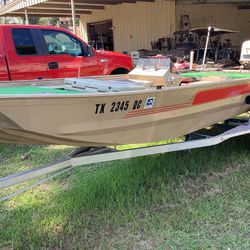 1984 duracraft boat with 75 hp motor