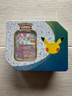 Pokémon TCG Sylveon ex Celebrations Tin
