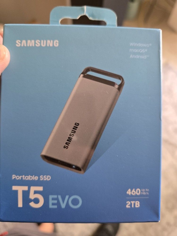 Samsung T5 2TB External Hard Drive Brand New