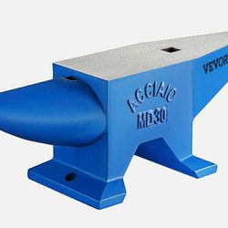 VEVOR 66 lb Blacksmith Anvil Forged Steel 30kg Heat Treated Long Round Horn
