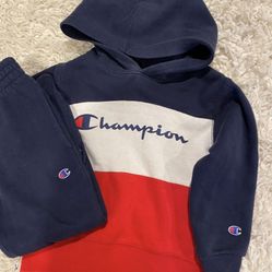 3-4T Champion Hoodie And Pants Fleece