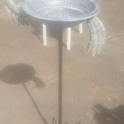 New 4ft Yard Crane Birdbath High Every Detailed High Quality 