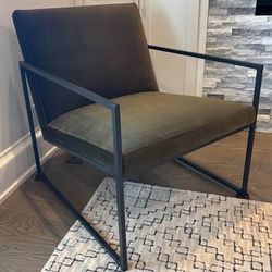 Room and Board Novato Chair - Olive Velvet