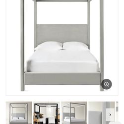 Z Gallerie Canopy Bed