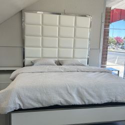 Tall Headboard Cal King Bed Frame 