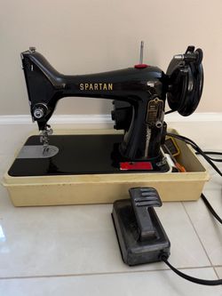 Spartan Vintage Sewing Machine with Foot Pedal