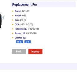INFINITI M35/M45-2008-2010 FRONT BUMPER W/O SPORT PACKAGE