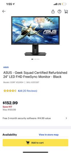 ASUS gaming monitor 