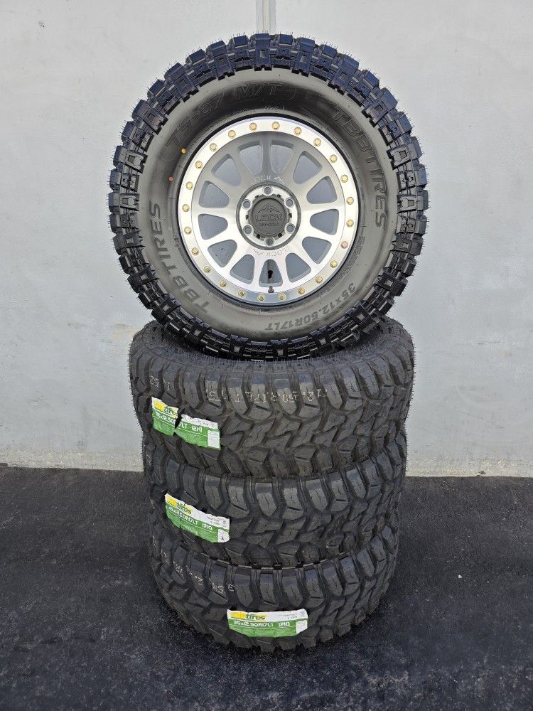 17" LOCK Yosemite rims w- 35" TBB Tires