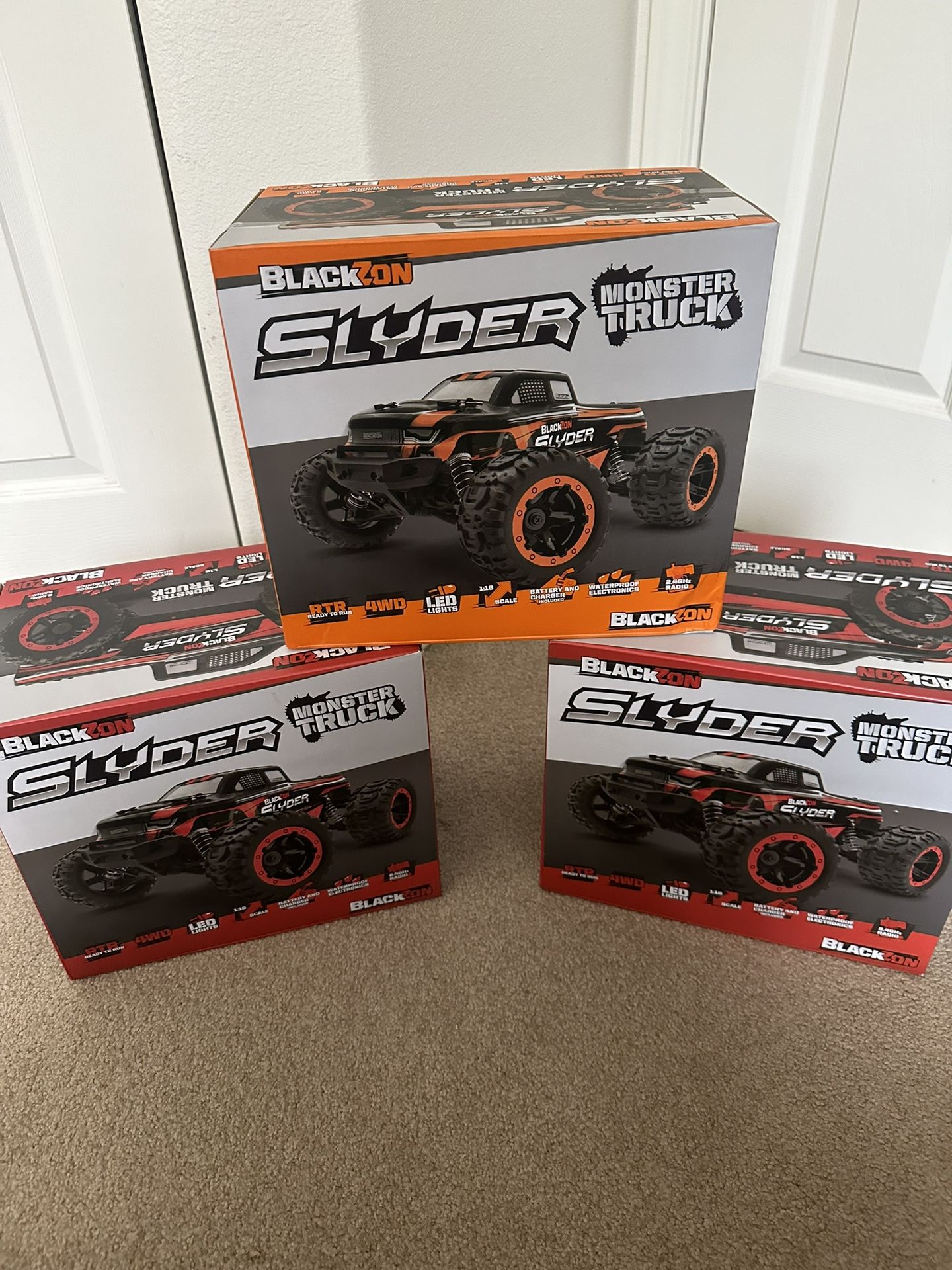 BlackZon - Slyder 1/16th RTR 4WD Electric Monster Truck
