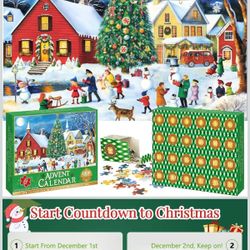 1000 Pcs Christmas Advent Calendar Puzzle (38)