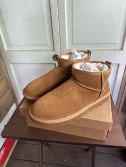 bruno marc Men's Slip On boots Chestnut US Size 9