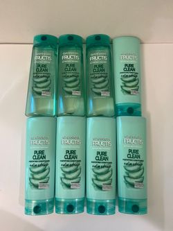 Garnier Fructis With Active Fruit Protein Pure Clean Fortifying Shampoo And Conditioner +Aloe Extract