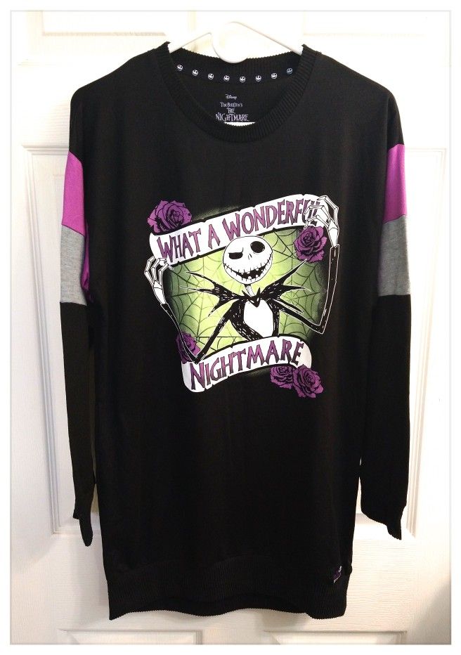 Disney ☠️ The Nightmare Before Christmas ☠️ Sleep Shirt - S (4-6) *NWOT*