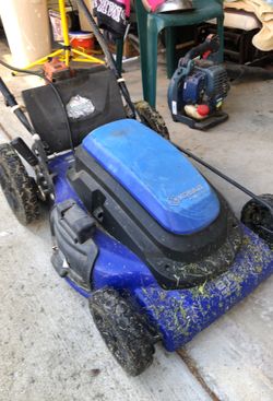Kobalt km 210 works great corded electric mower