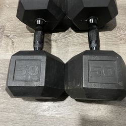 50 Lbs Dumbell Set