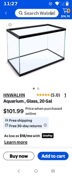 20 gal aquarium/terrarium new sealed inbox 60each or both for 100firm no less