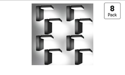 60W LED Outdoor Wall Light Switch Control 360° Rotatable Head with 180° Tilt Modern Commercial Security Lights Exterior Rotate Freely Patio Lighting 5