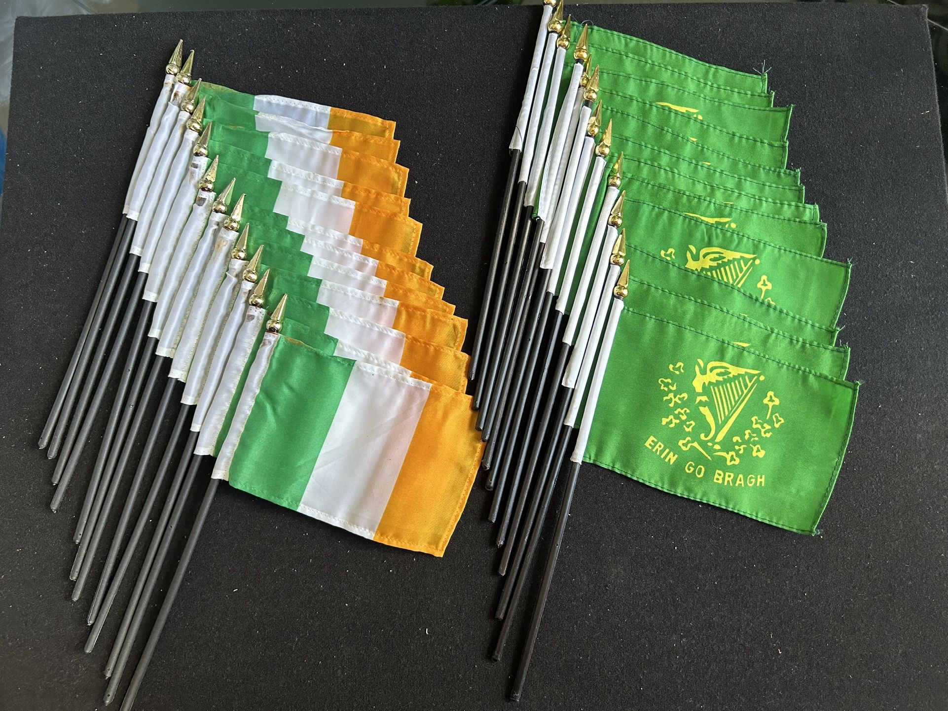 (12) “Flags of Ireland”, and, (12) “ERIN GO BRAGH” Brand New, Flags of Ireland
