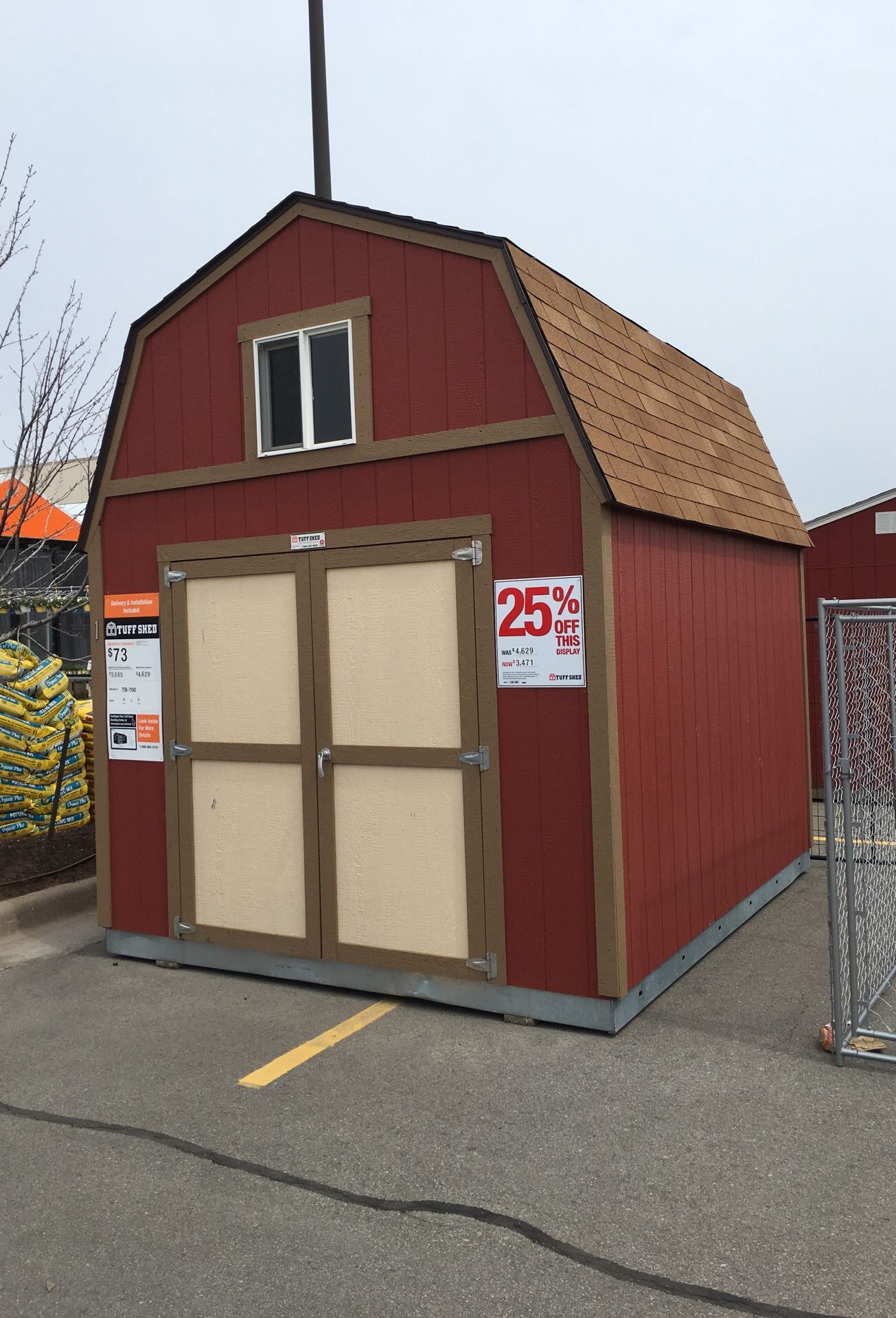 25% Off This Tuff Shed TB 700 10x12 and Free Delivery within 30 miles from HD 2205