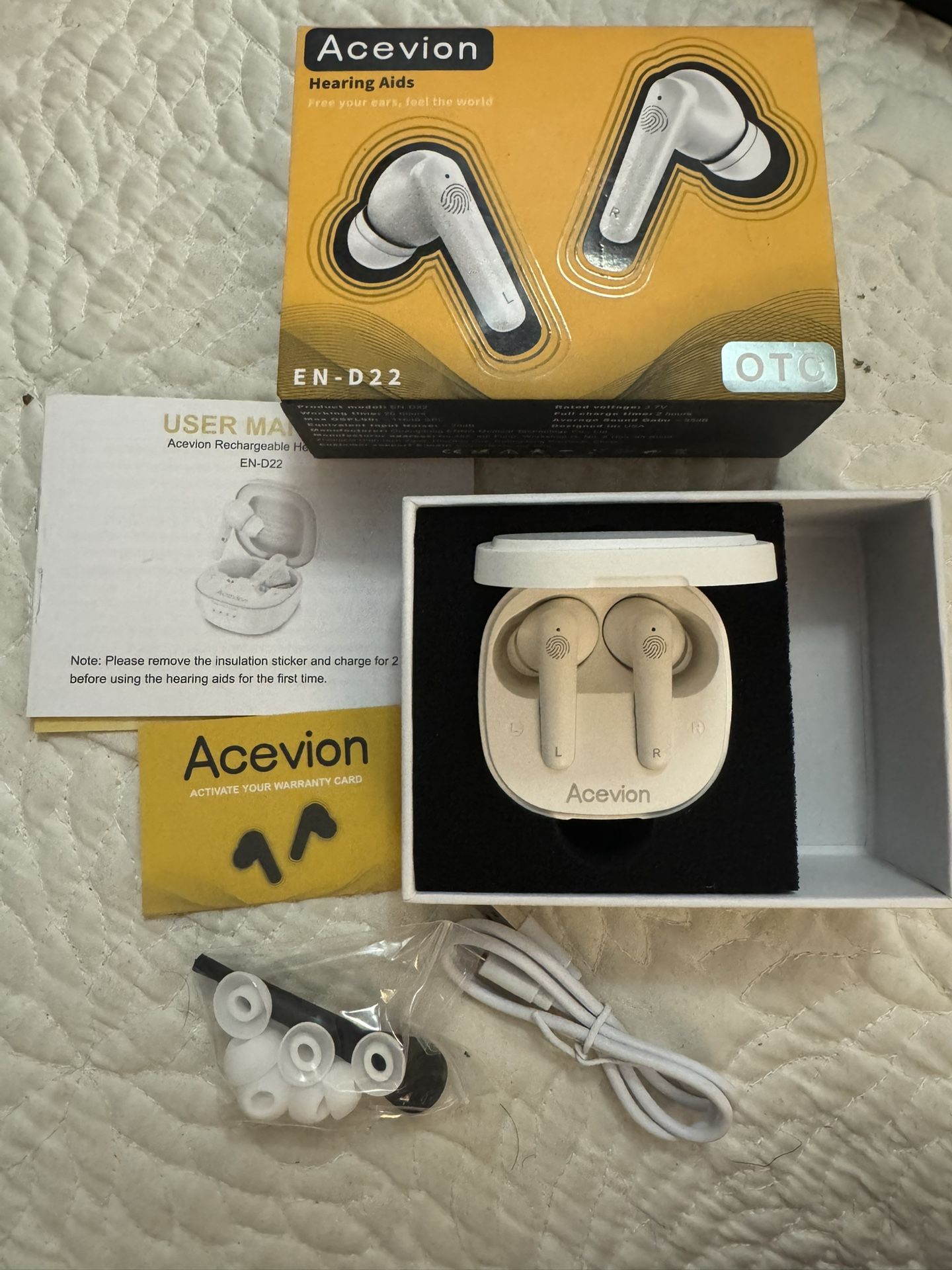 Acevion by Maleous - Rechargeable OTC Headphones. Acevion de Maleous - Auriculares recargables OTC