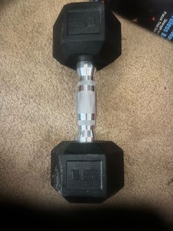 Pair of 15lb dumbbells. $30. No best offers