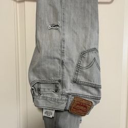 Levi’s - (514’s) Waist: - 29, Length: -32 Gray 