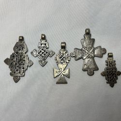 Coptic cross pendants