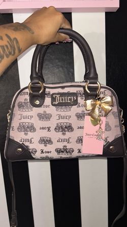 Juicy Couture Bowler (Pink & Brown)